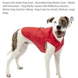 Kurgo Dog Jacket, XL in red